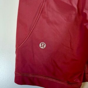 lululemon athletica women Burgundy Athletic Shorts